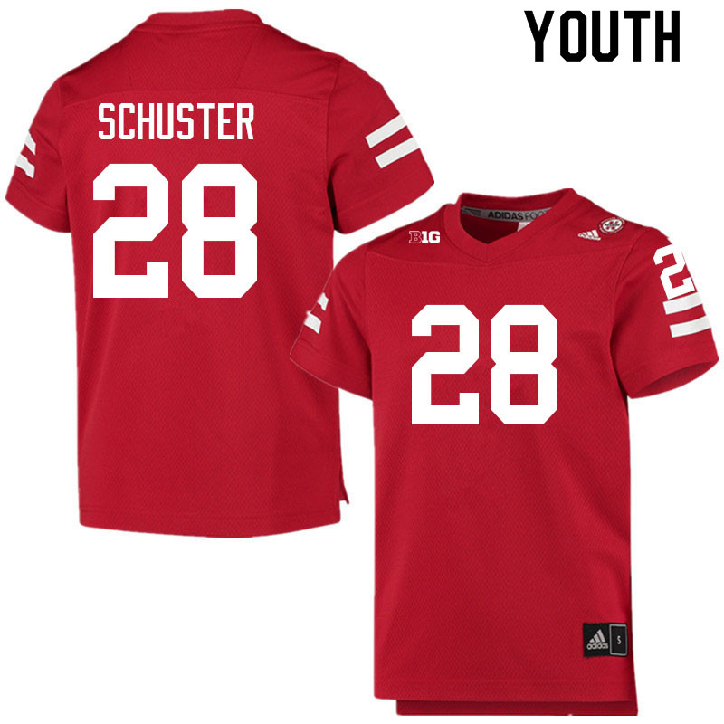 Youth #28 Matthew Schuster Nebraska Cornhuskers College Football Jerseys Sale-Scarlet